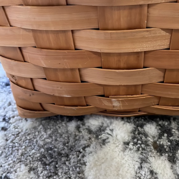 Large plaid basket - Picture 4 of 8